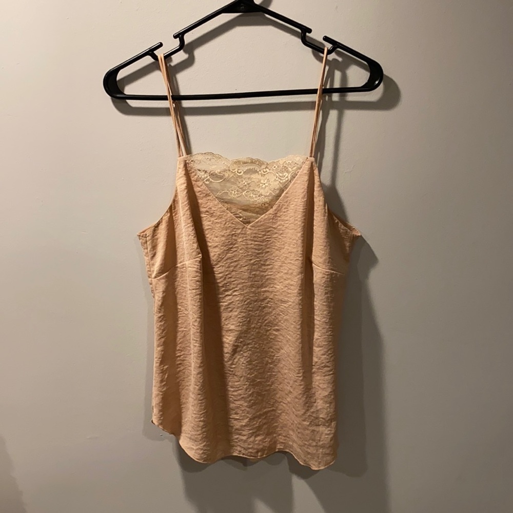 Silk Camisole with Lace